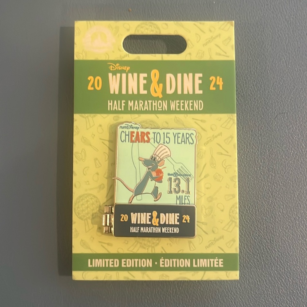 Disney Wine & Dine 2024 Limited Release Marathon Pin
